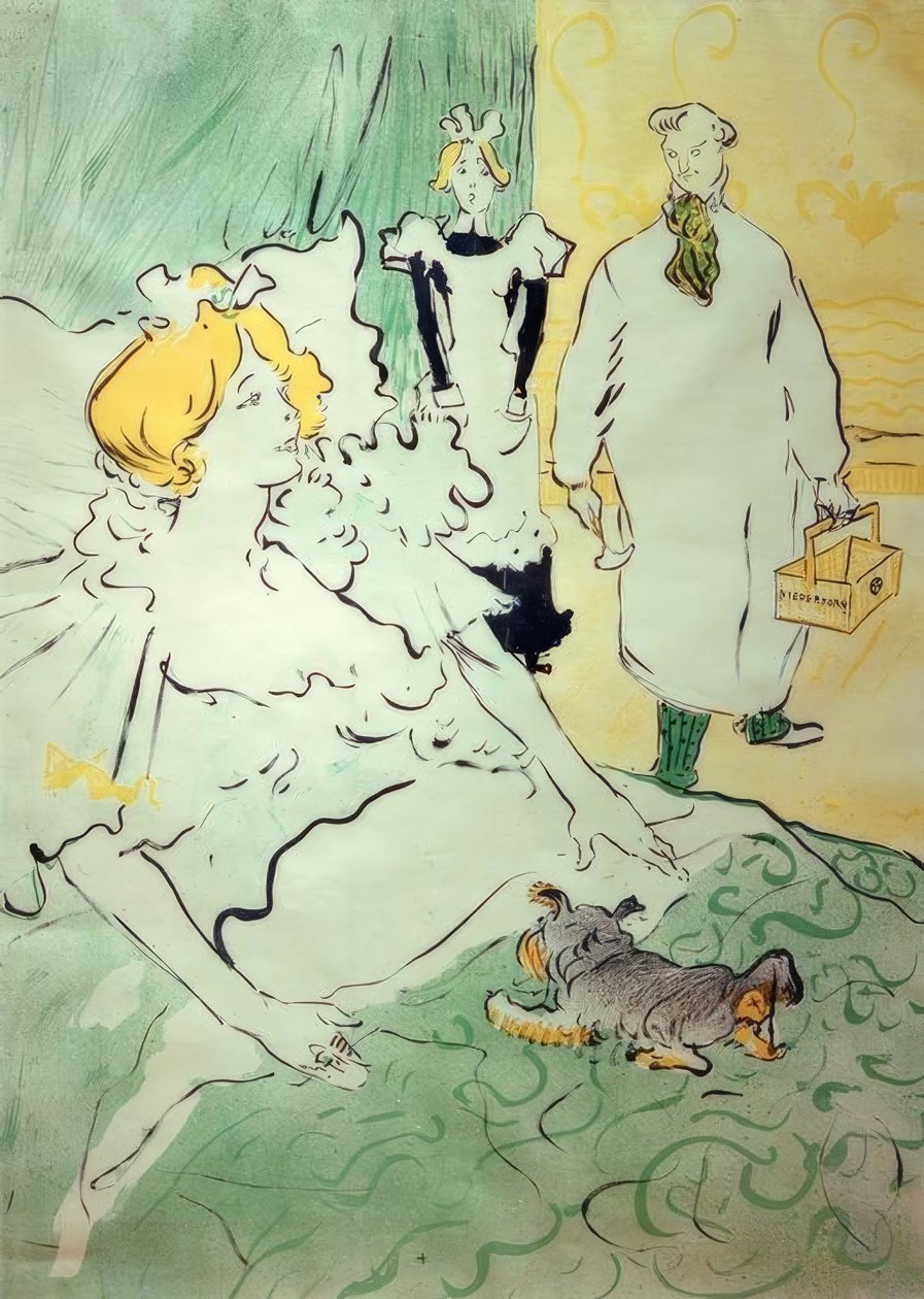 O artesão moderno de Henri de Toulouse Lautrec