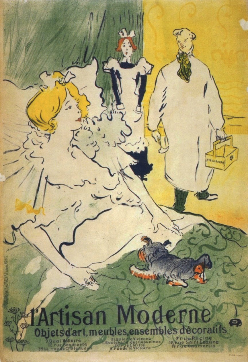 The Modern Artisan (1895) (cartaz) de Henri de Toulouse Lautrec