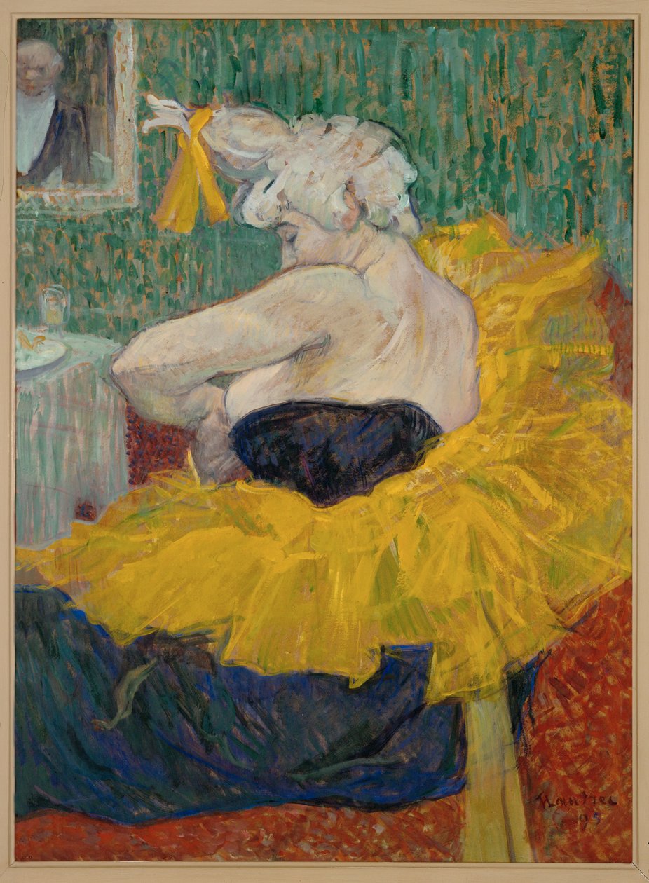 La Clowness Cha-U-Kao, atriz do Moulin Rouge ... de Henri de Toulouse Lautrec