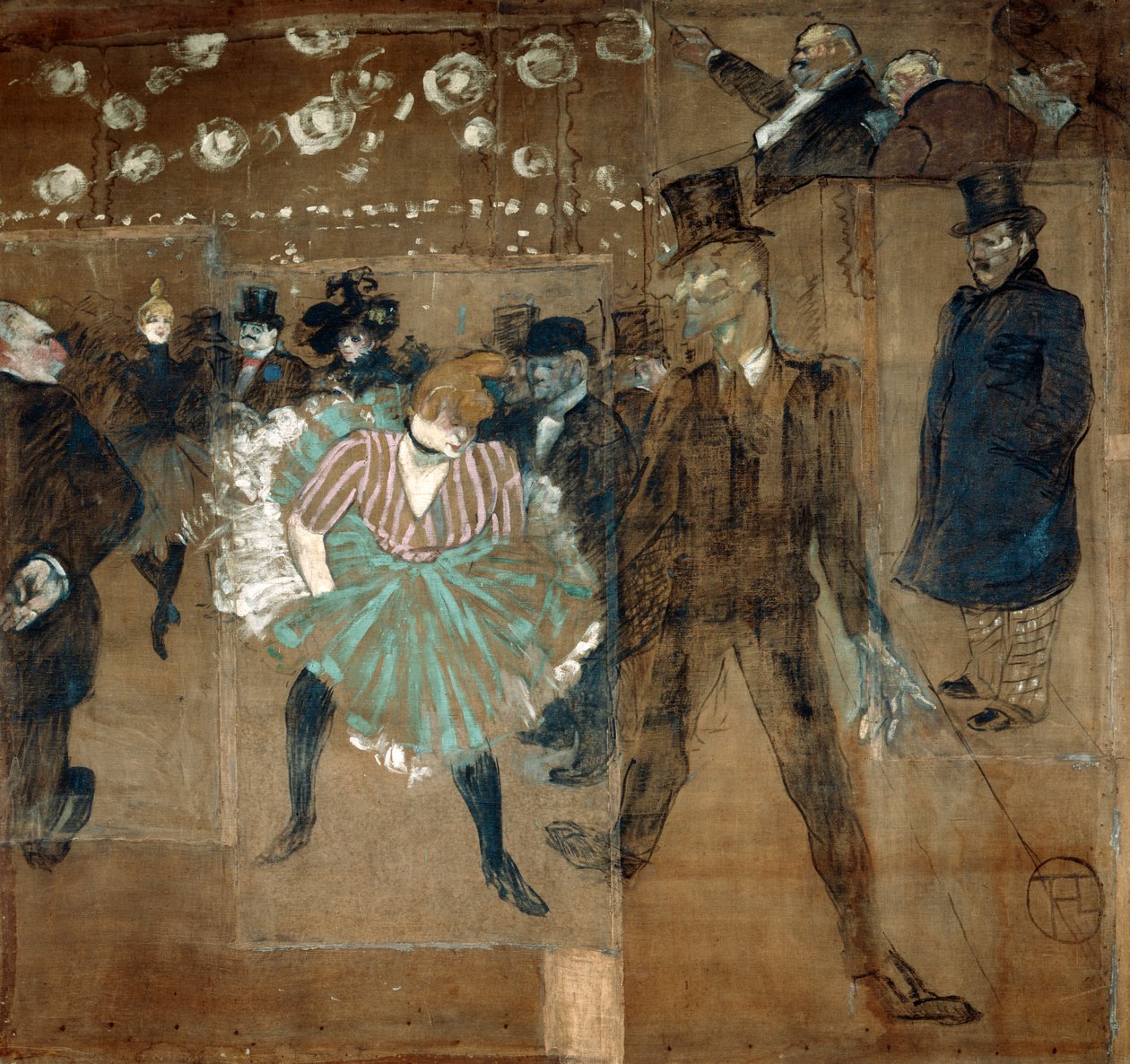 La Goulue e Valentin le desosse, 1895 de Henri de Toulouse Lautrec