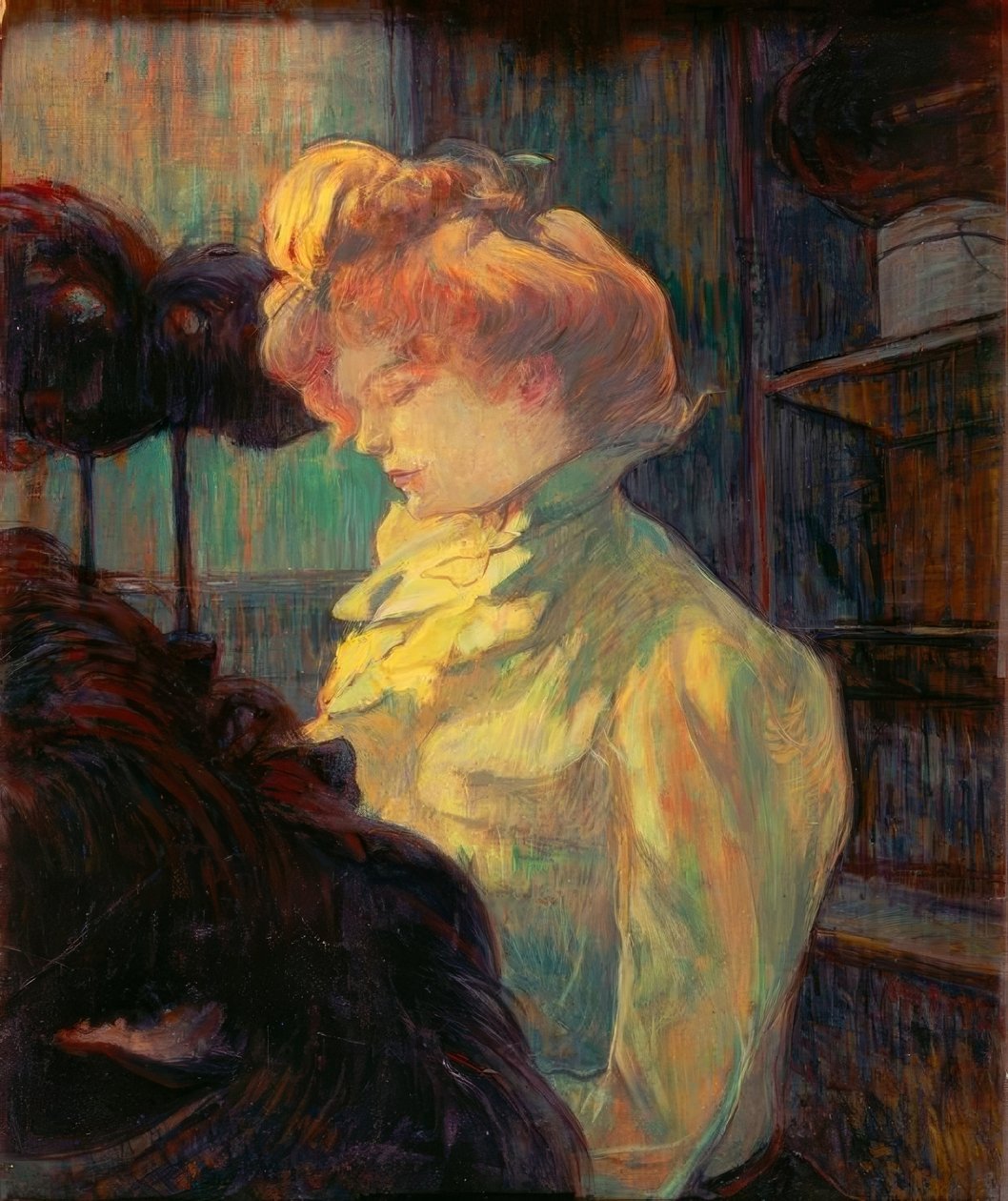La Modiste (Mademoiselle Louise Blouet) de Henri de Toulouse Lautrec