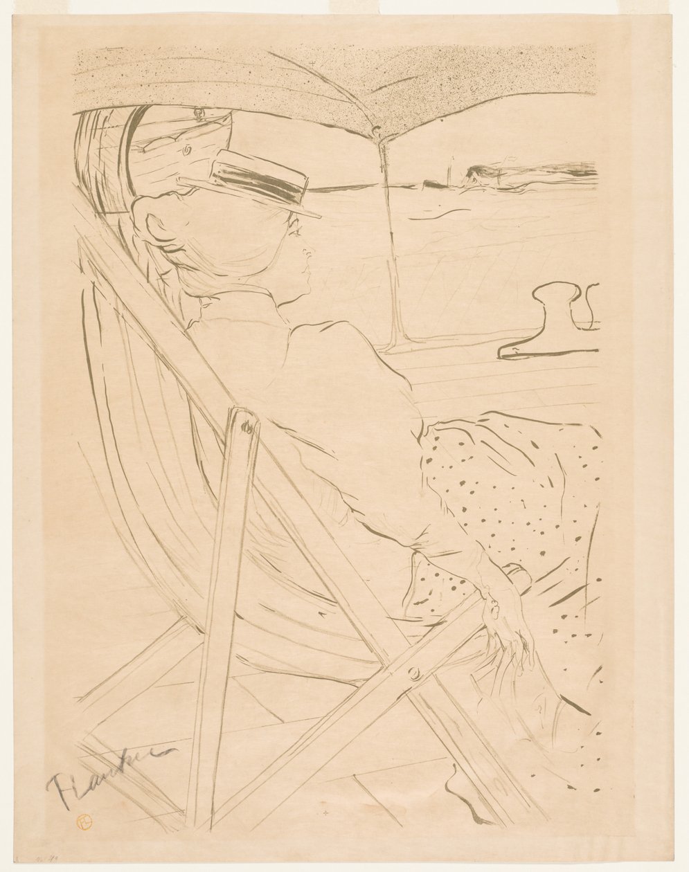 O passageiro de 54 de Henri de Toulouse Lautrec
