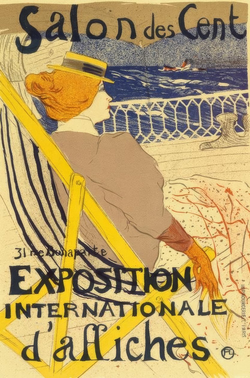 O passageiro de 54 ou passeio de iate de Henri de Toulouse Lautrec