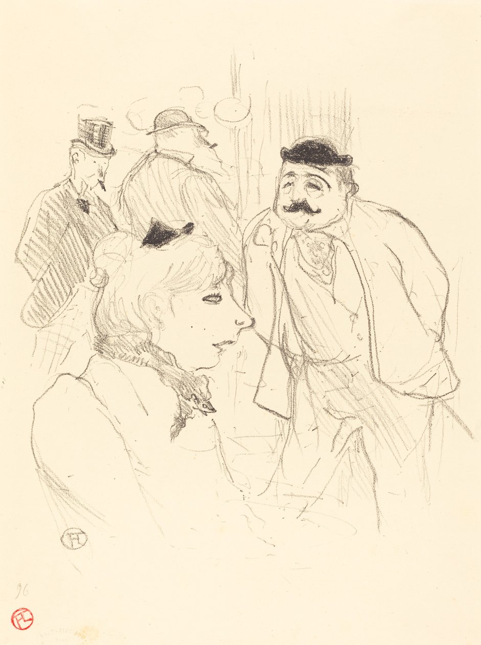 A haste (Moulin Rouge) de Henri de Toulouse Lautrec
