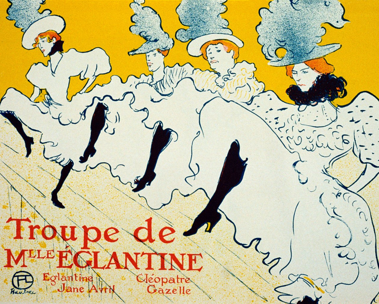 Tropa de Miss Eglantine, 1896. de Henri de Toulouse Lautrec