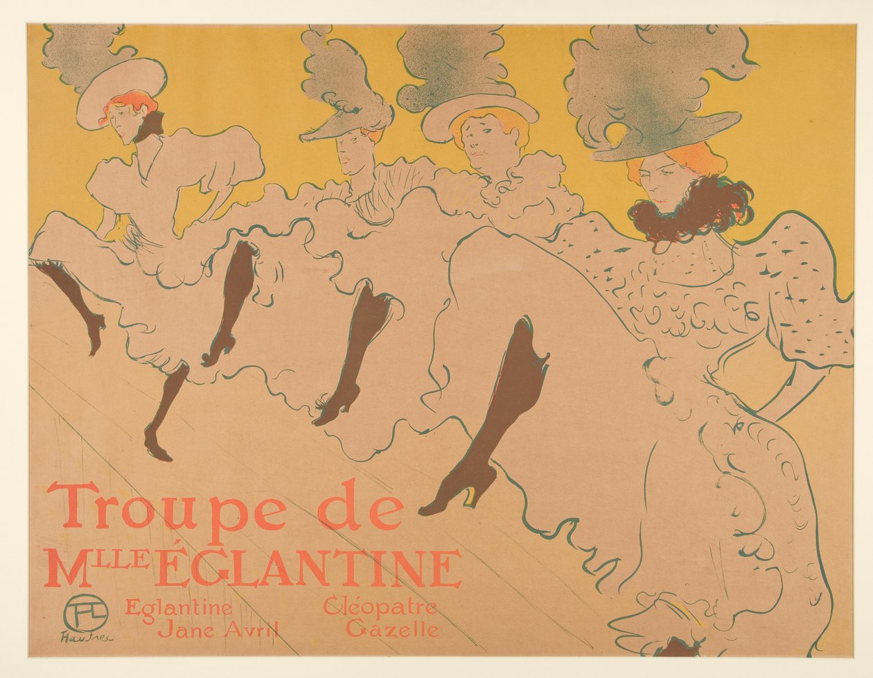 A Trupe de Mademoiselle Eglantine (Mademoiselle Eglantine de Henri de Toulouse Lautrec