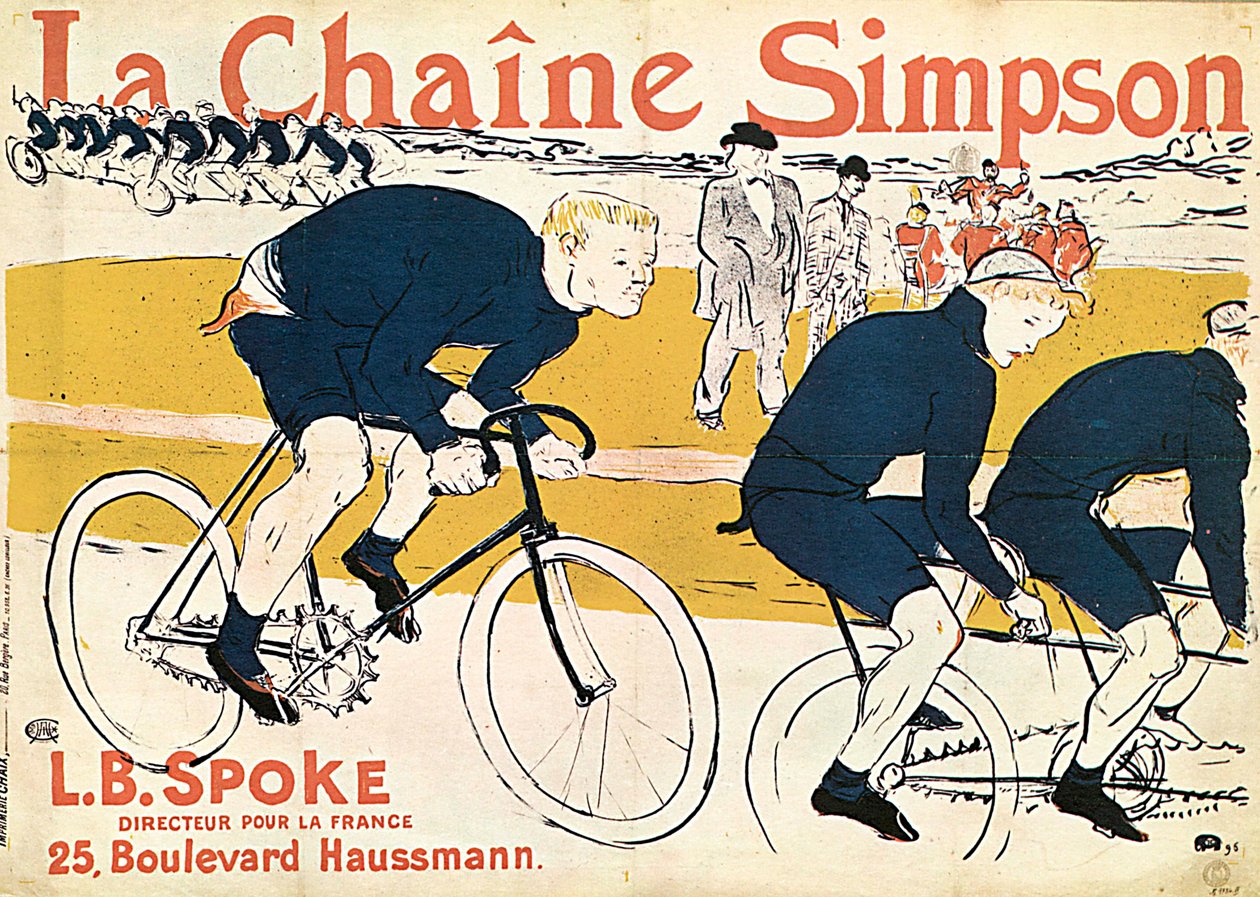 The Simson Channel, Cartaz publicitário, 1896. de Henri de Toulouse Lautrec