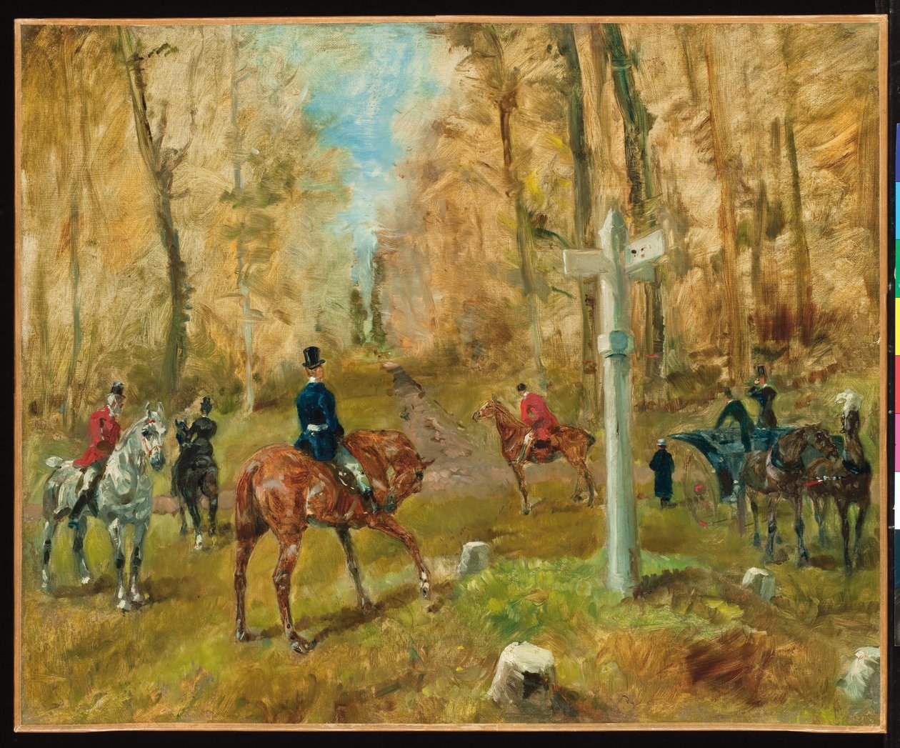 A encruzilhada, 1883 de Henri de Toulouse Lautrec