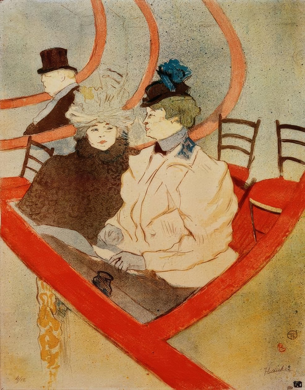 A caixa grande de Henri de Toulouse Lautrec