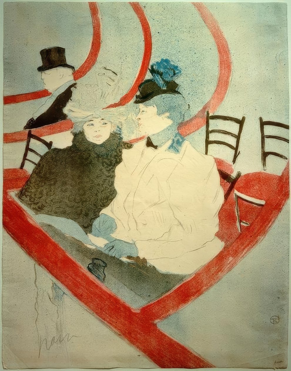 A caixa grande de Henri de Toulouse Lautrec