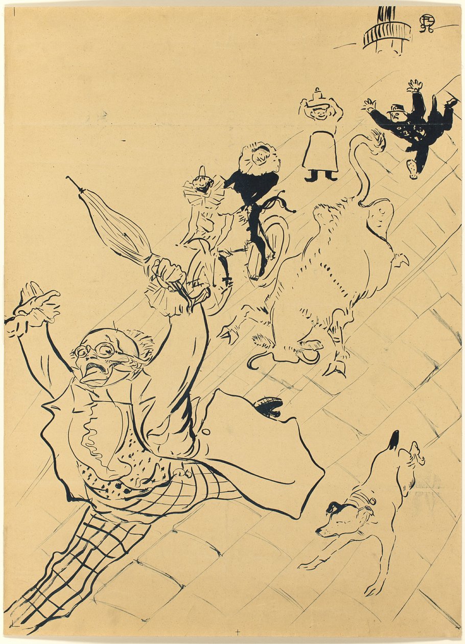 A vaca zangada de Henri de Toulouse Lautrec
