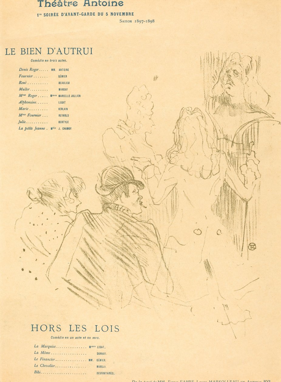 O Bem dos Outros; Foras da lei de Henri de Toulouse Lautrec