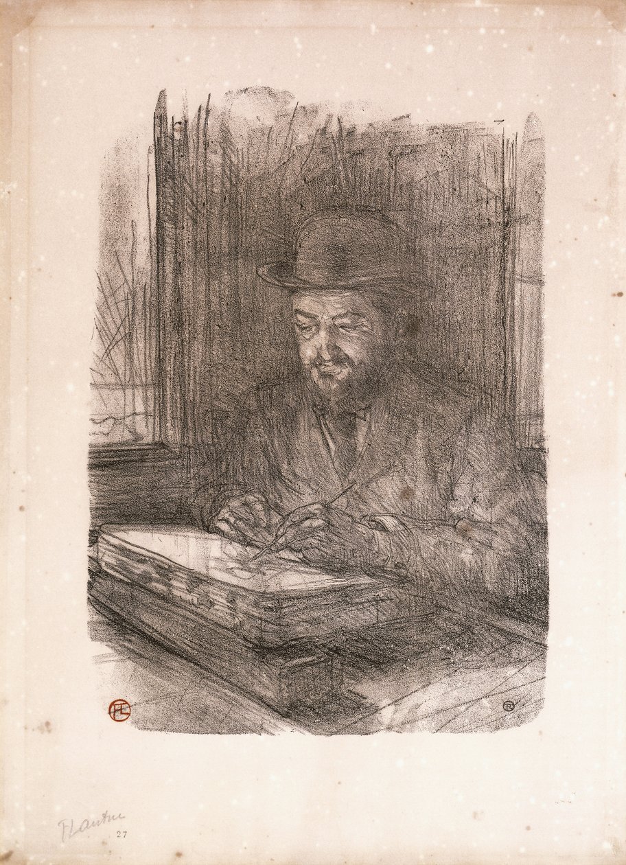 Le Bon Graveur, Adolfo Albert, 1898 de Henri de Toulouse Lautrec