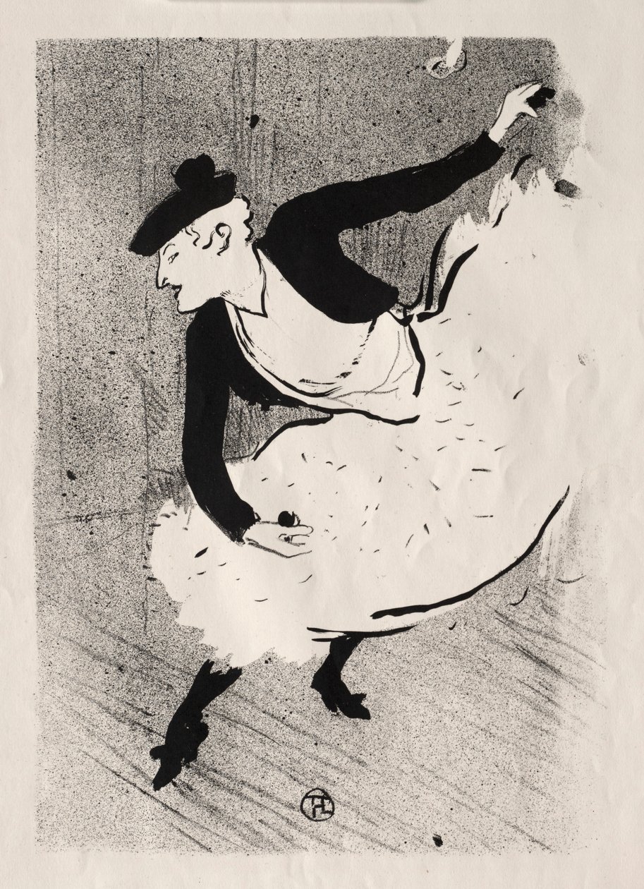 Le Café-concert: Edmée Lescot de Henri de Toulouse Lautrec