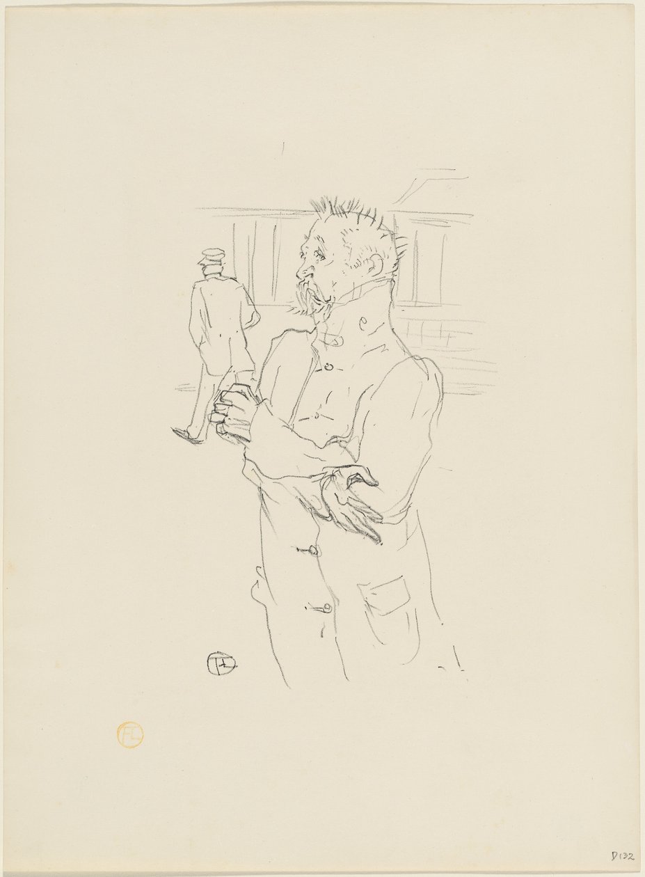 O Louco, 1895. de Henri de Toulouse Lautrec