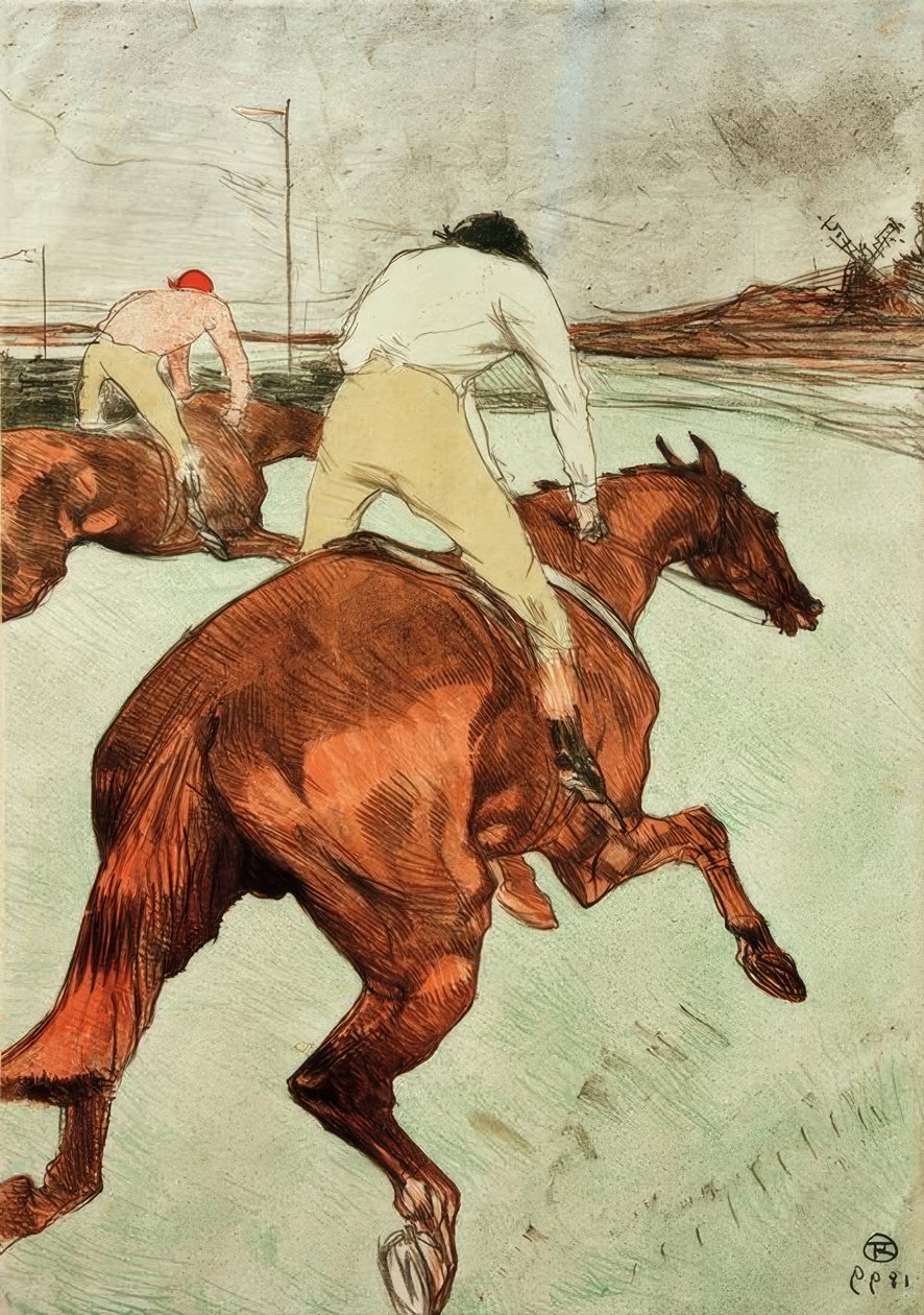The Jockey de Henri de Toulouse Lautrec