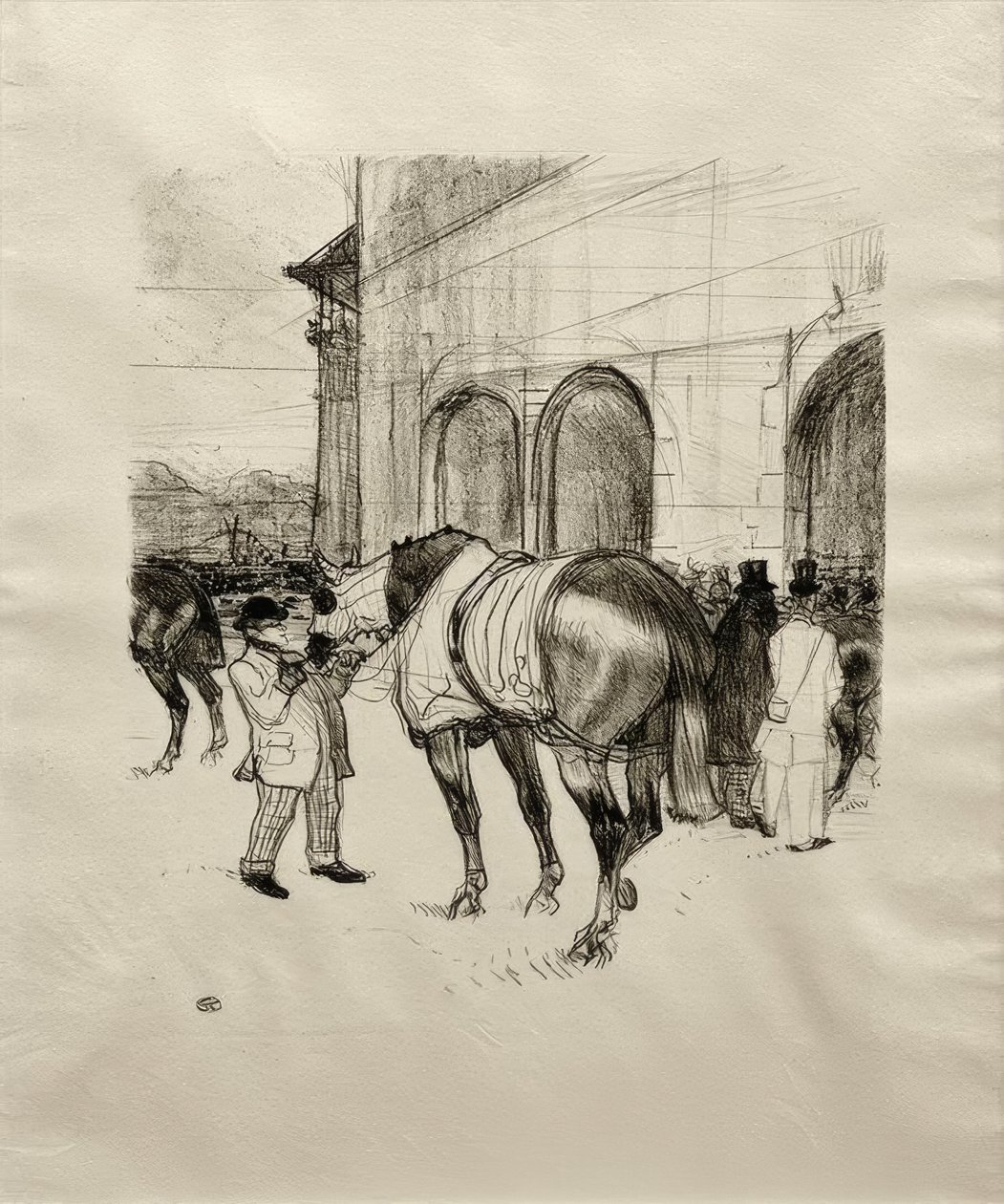 Le Paddock de Henri de Toulouse Lautrec
