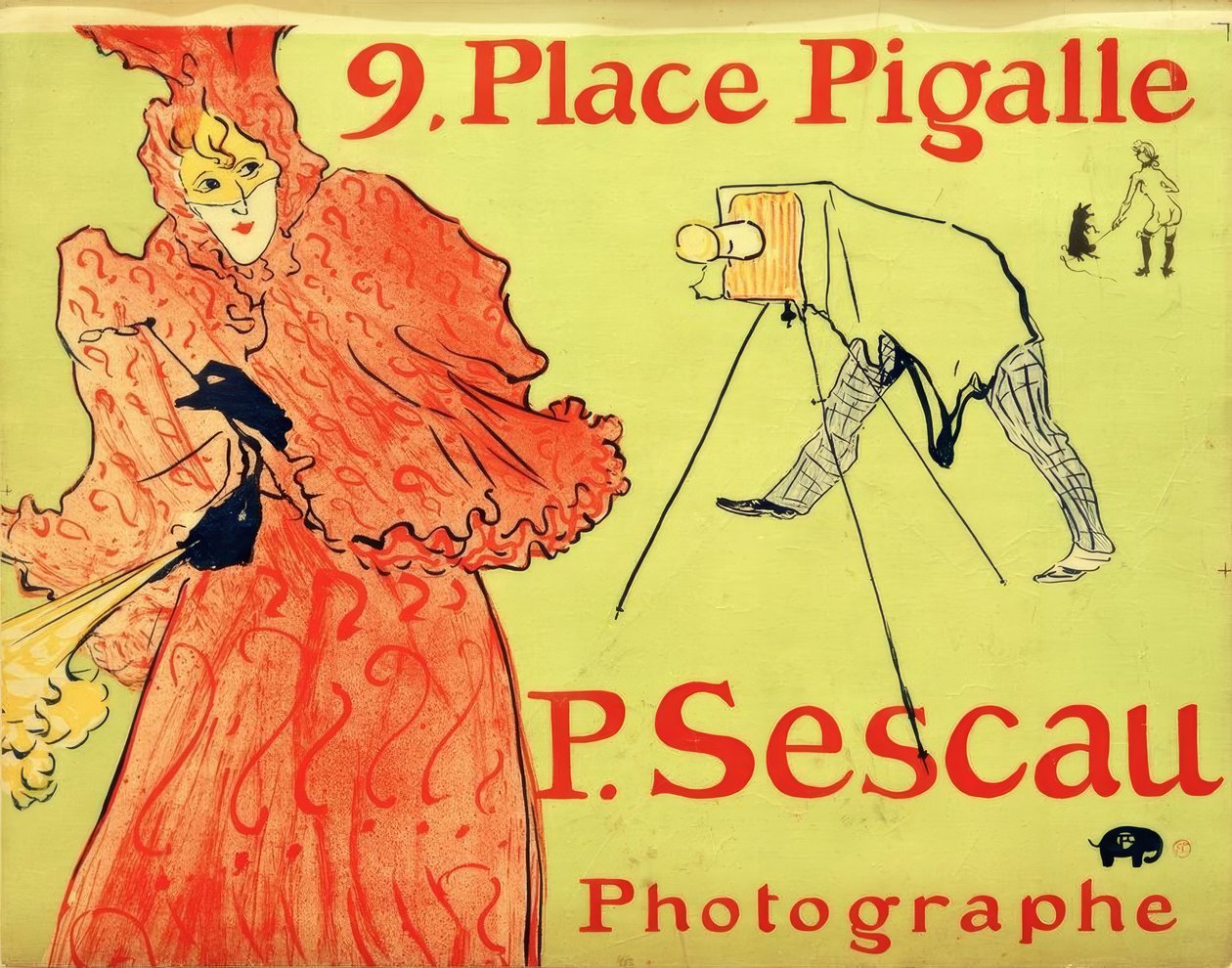 Fotógrafo Sescau de Henri de Toulouse Lautrec
