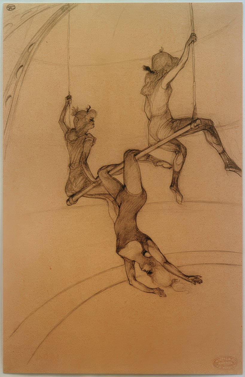 Trapézio Voador de Henri de Toulouse Lautrec