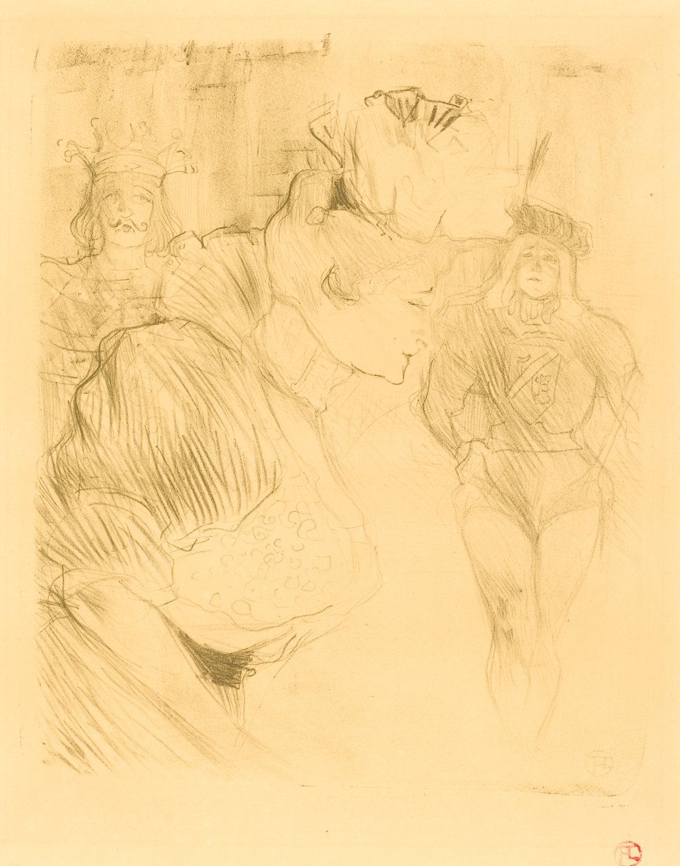 Lender Curvando Lender saluant, 1895. de Henri de Toulouse Lautrec
