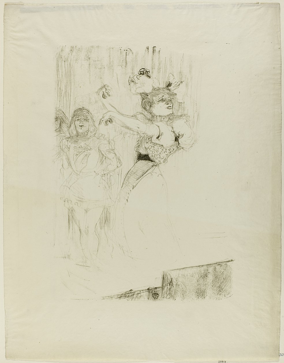 Lender dançando o Bolero em Chilpéric de Henri de Toulouse Lautrec