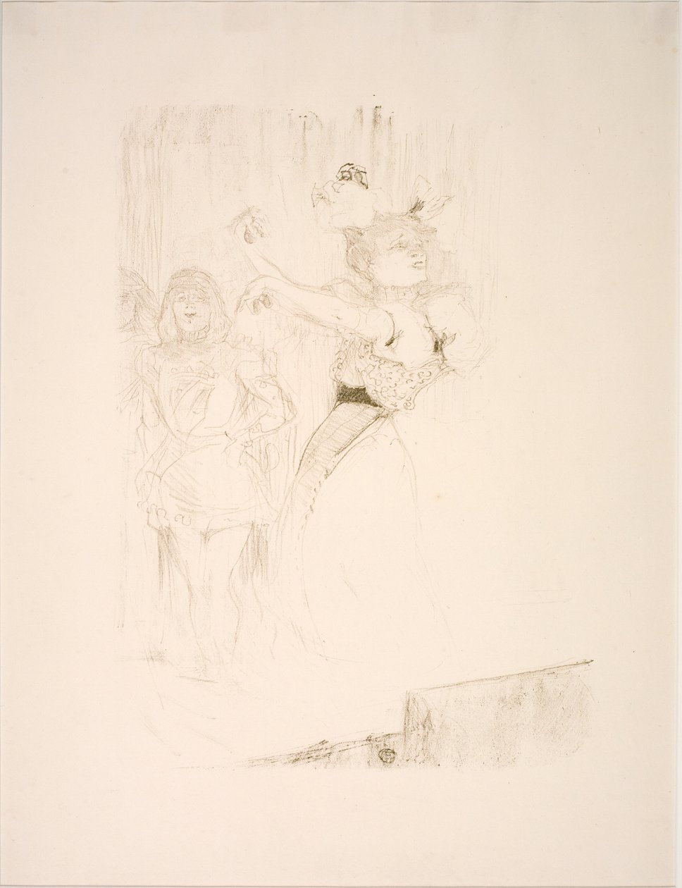 Lender dançando o Pas du Boléro, em Chilpéric de Henri de Toulouse Lautrec