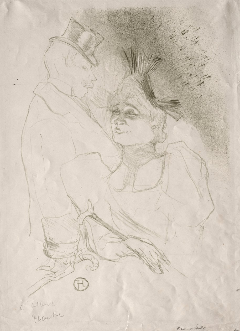 Credor e Barão, 1893. de Henri de Toulouse Lautrec