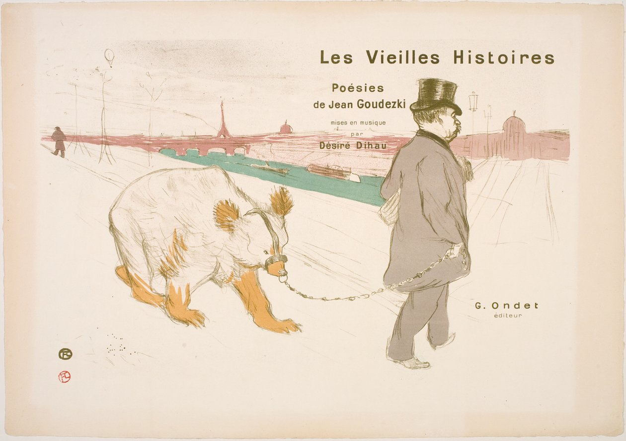 Histórias antigas, capas de Henri de Toulouse Lautrec