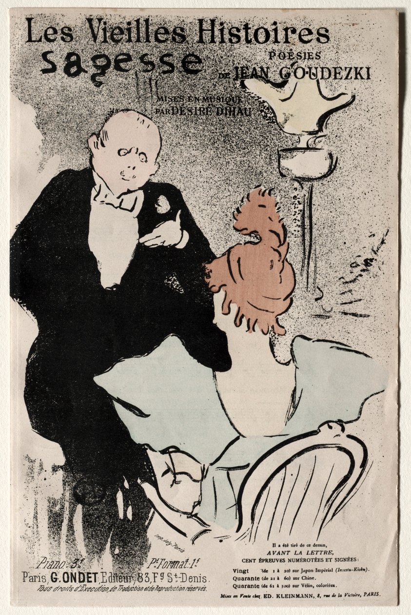 As velhas histórias: sabedoria, 1893. de Henri de Toulouse Lautrec