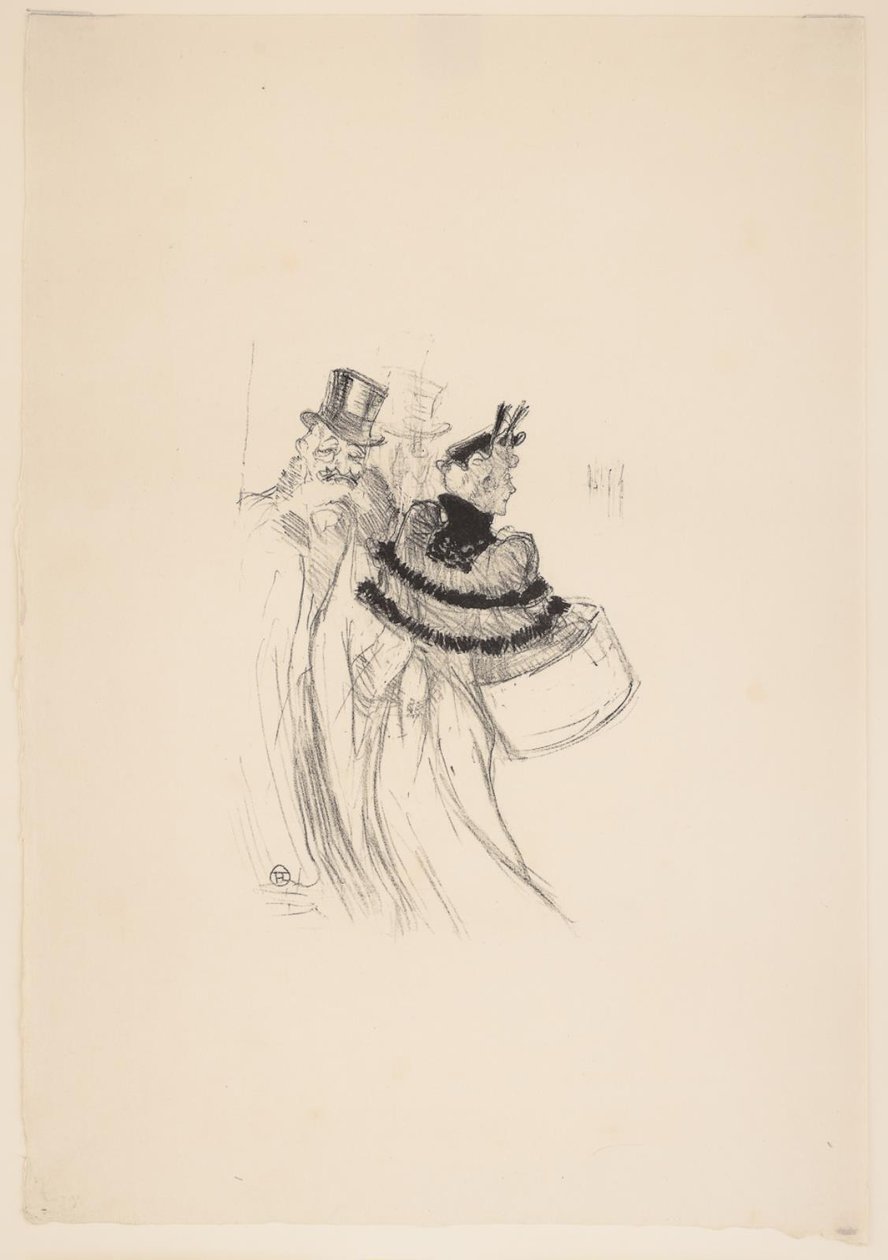 Os velhos senhores de Henri de Toulouse Lautrec