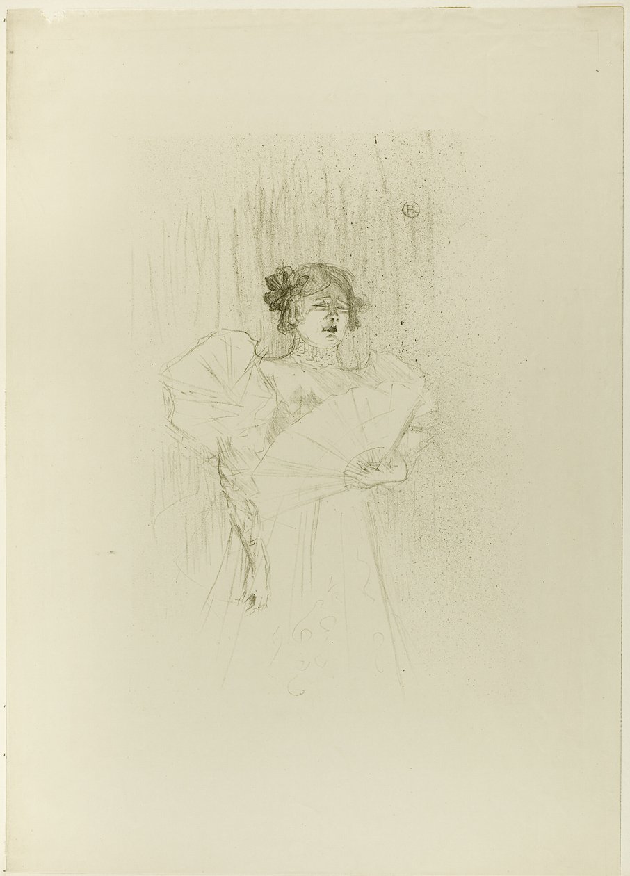 Luce Myres, vista frontal de Henri de Toulouse Lautrec