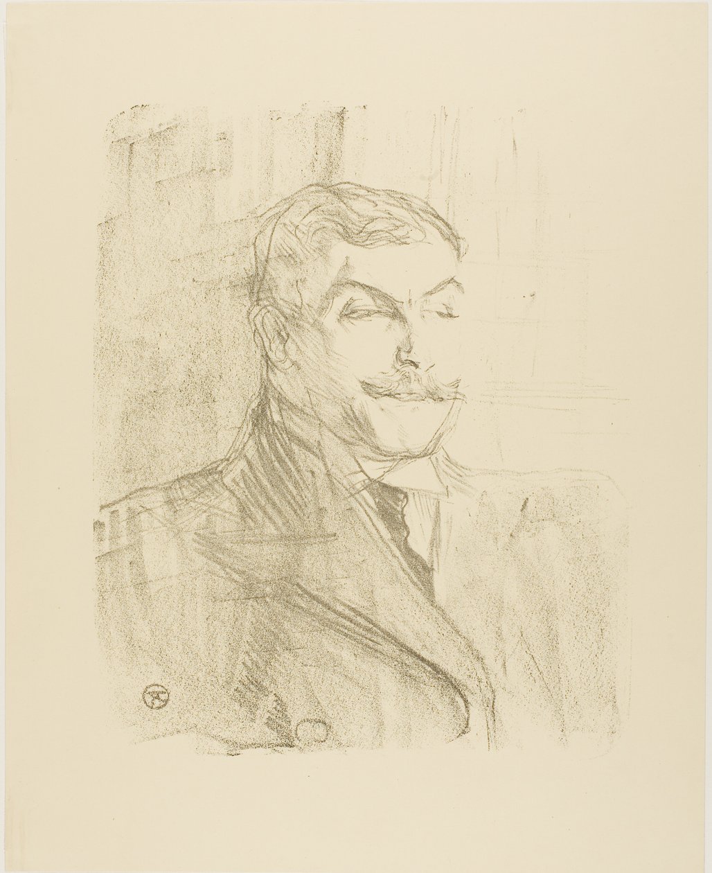 Lucien Guitry, da Treize Litografias de Henri de Toulouse Lautrec