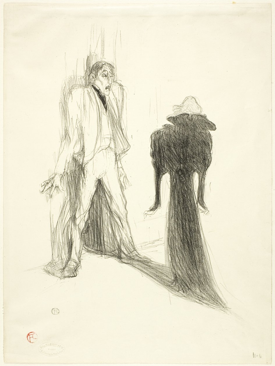 Lugné-Poé, em Imagem de Henri de Toulouse Lautrec