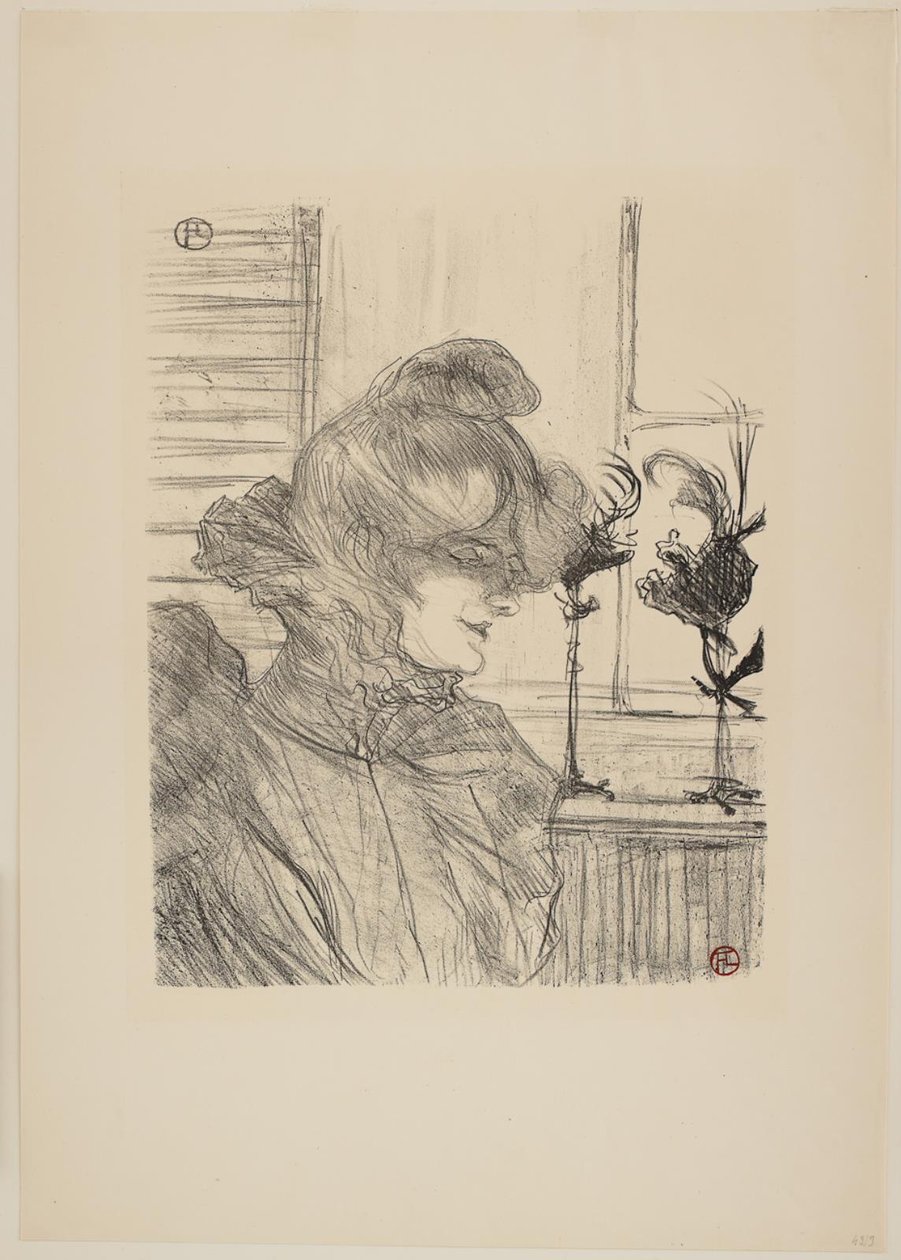 Madame Le Margoin, chapeleira de Henri de Toulouse Lautrec