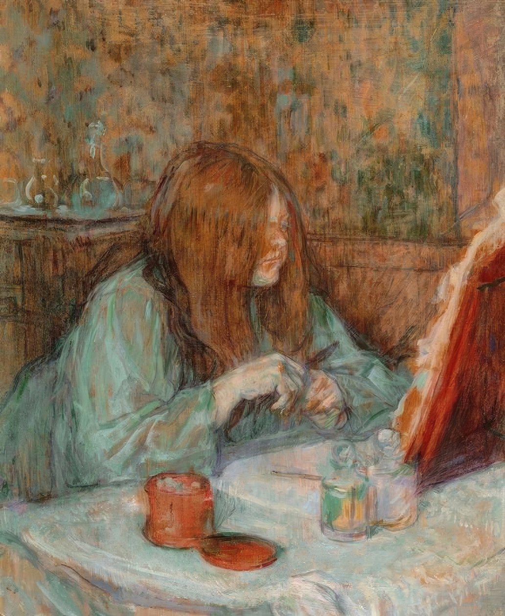 Madame Poupoule para o banheiro de Henri de Toulouse Lautrec