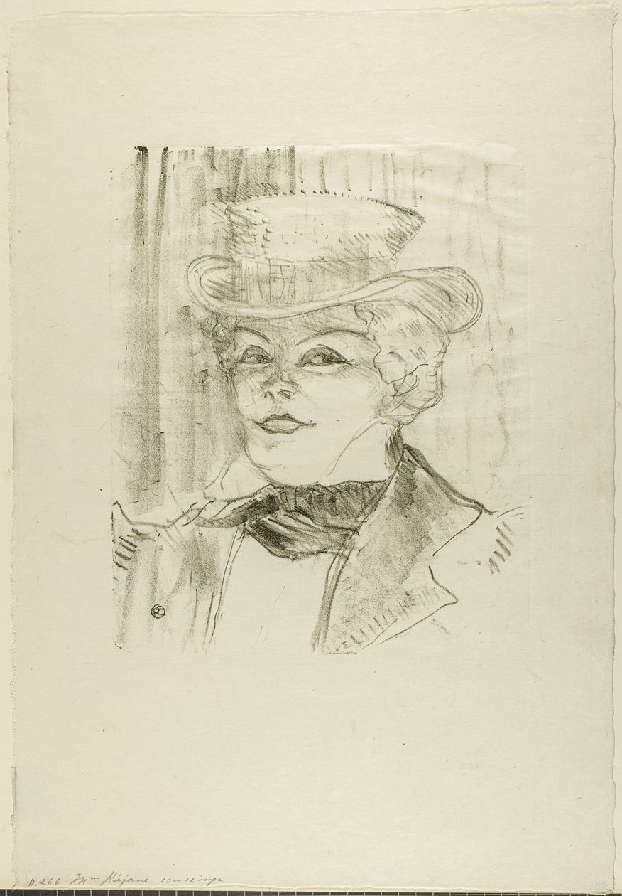Madame Rejane de Henri de Toulouse Lautrec
