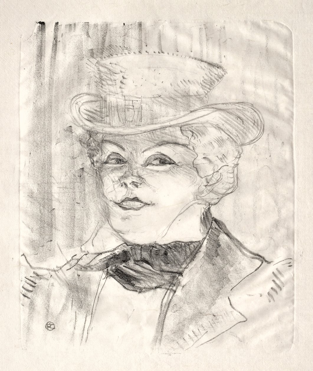 Madame Réjane, 1899. de Henri de Toulouse Lautrec
