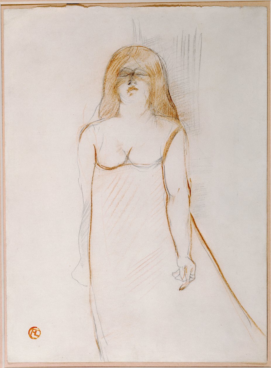 Mademoiselle Cocyte, 1900 de Henri de Toulouse Lautrec