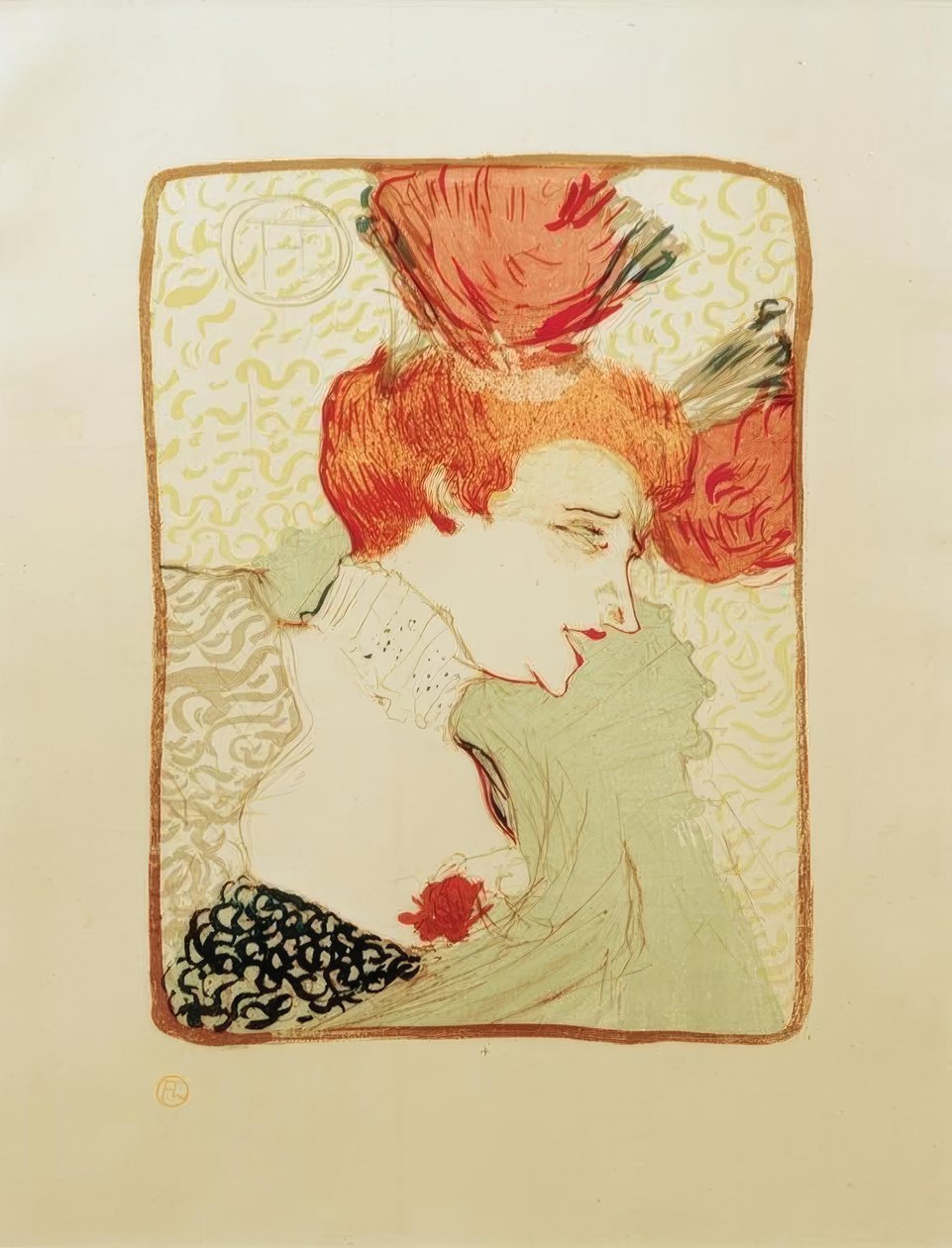 Mademoiselle Marcelle Lender, no busto de Henri de Toulouse Lautrec