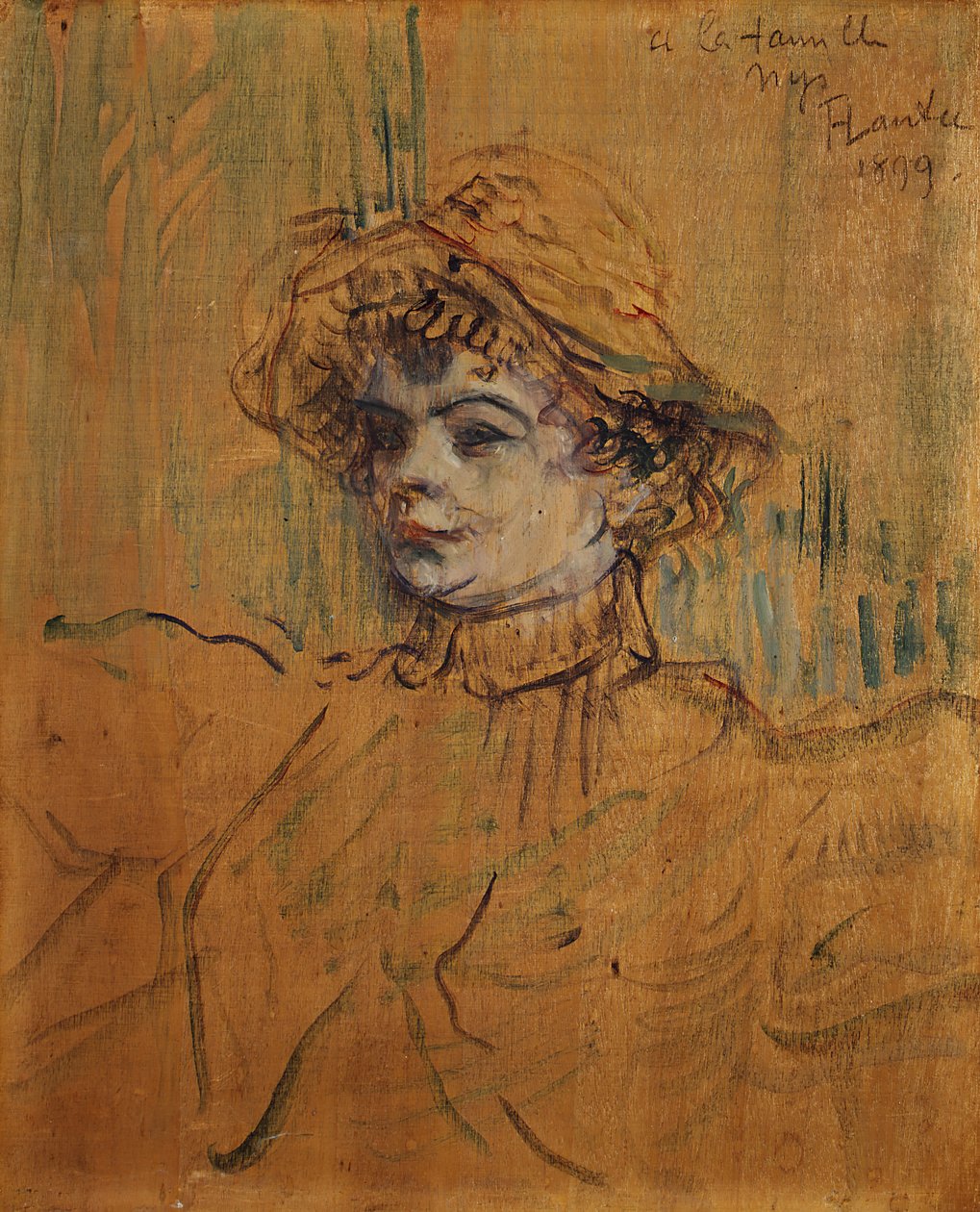 Mademoiselle Nys, 1899. de Henri de Toulouse Lautrec