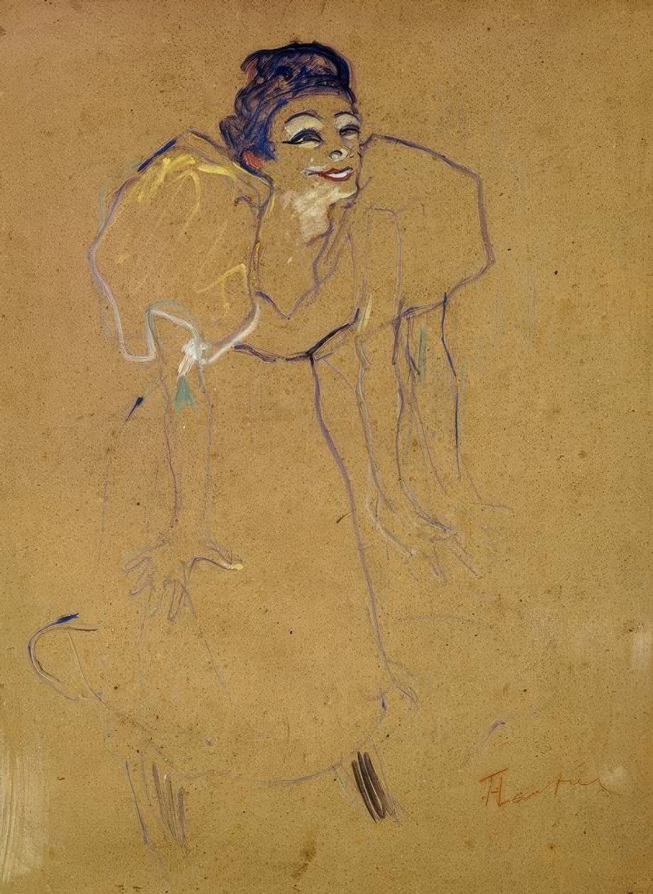 Mademoiselle Polar de Henri de Toulouse Lautrec