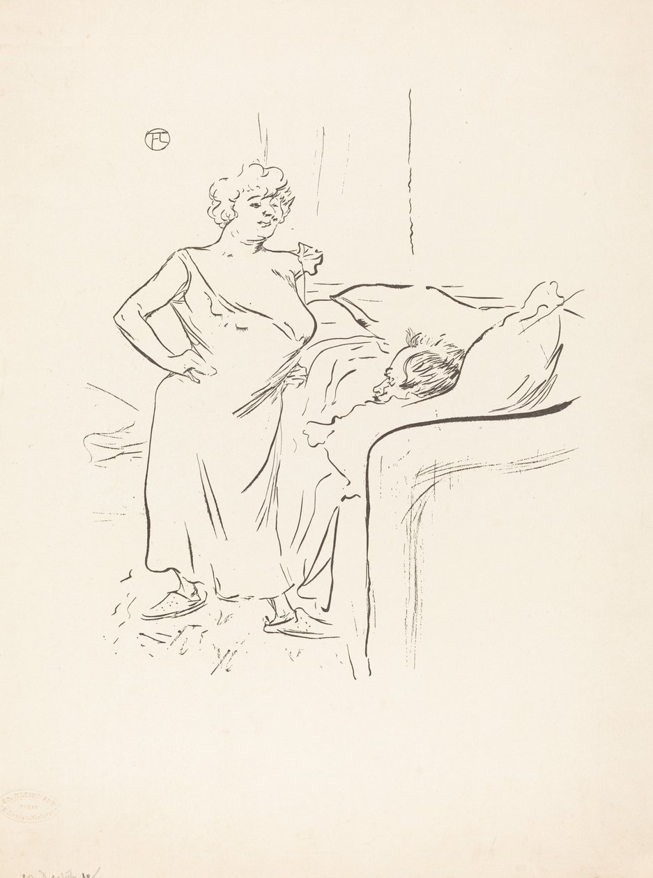 Homem e Mulher. de Henri de Toulouse Lautrec