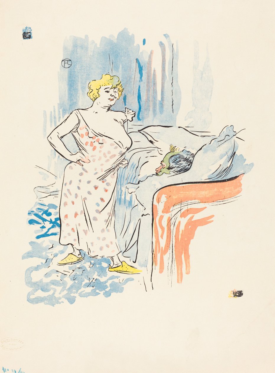 Homem e Mulher. de Henri de Toulouse Lautrec