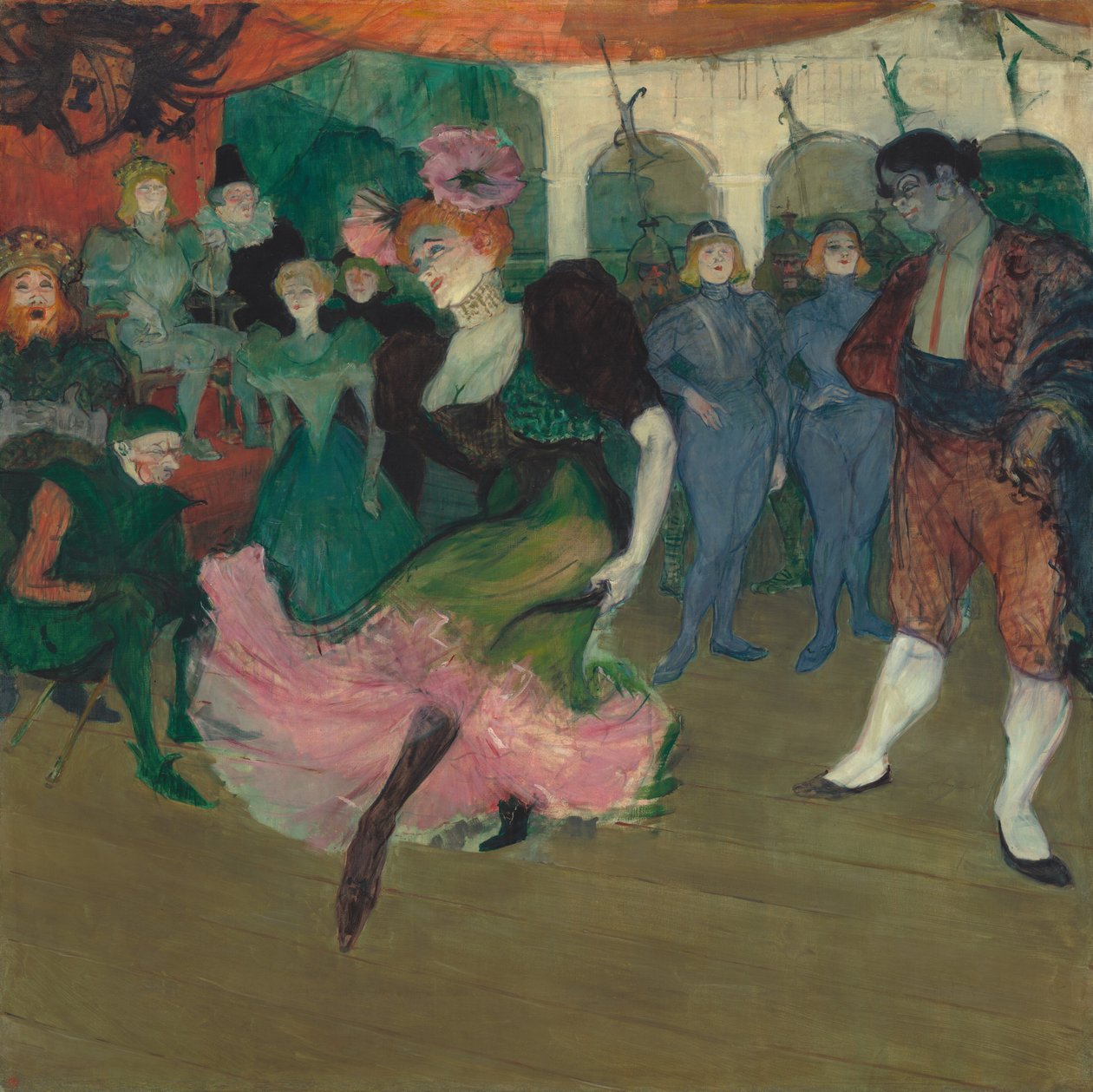 Marcelle Lender Dançando o Bolero em "Chilpéric" de Henri de Toulouse Lautrec