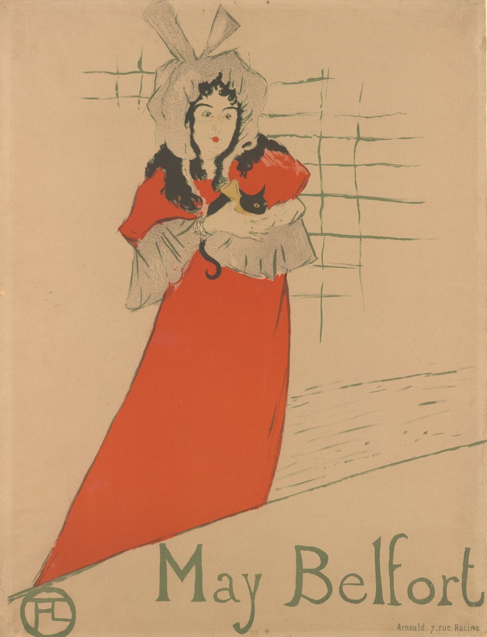 Maio Belfort, 1895., 1895. de Henri de Toulouse Lautrec