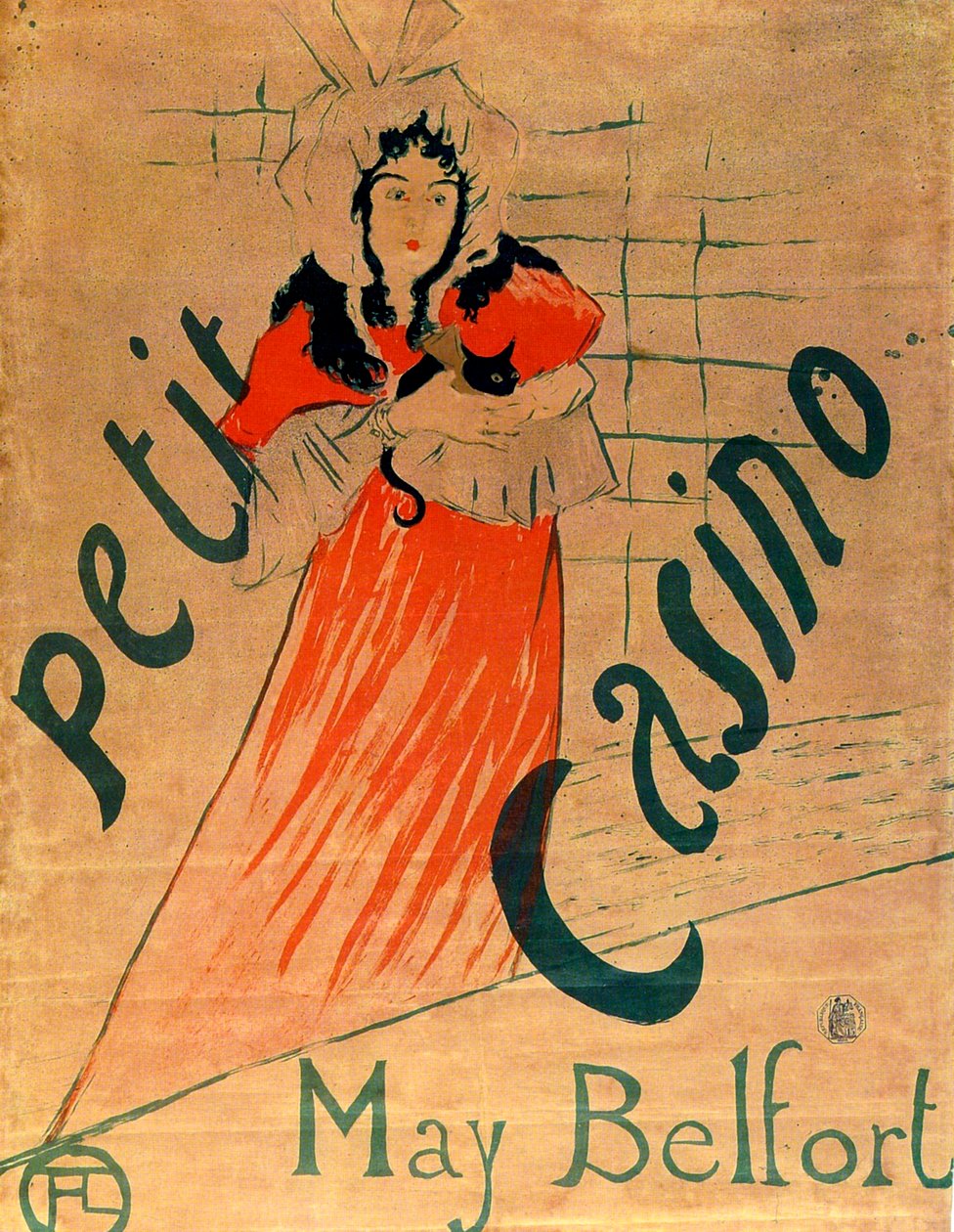 Maio Belfort, cassino pequeno, 1895. de Henri de Toulouse Lautrec
