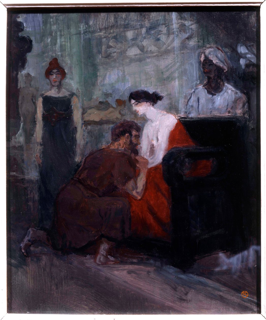 Representação Messalina de Valeria Messalina, grande debochado da Roma antiga. Pintura de Henri de Toulouse Lautrec (1864-1901) 1900 Sol. 0,55x0,46 m Albi, musee Toulouse Lautrec de Henri de Toulouse Lautrec