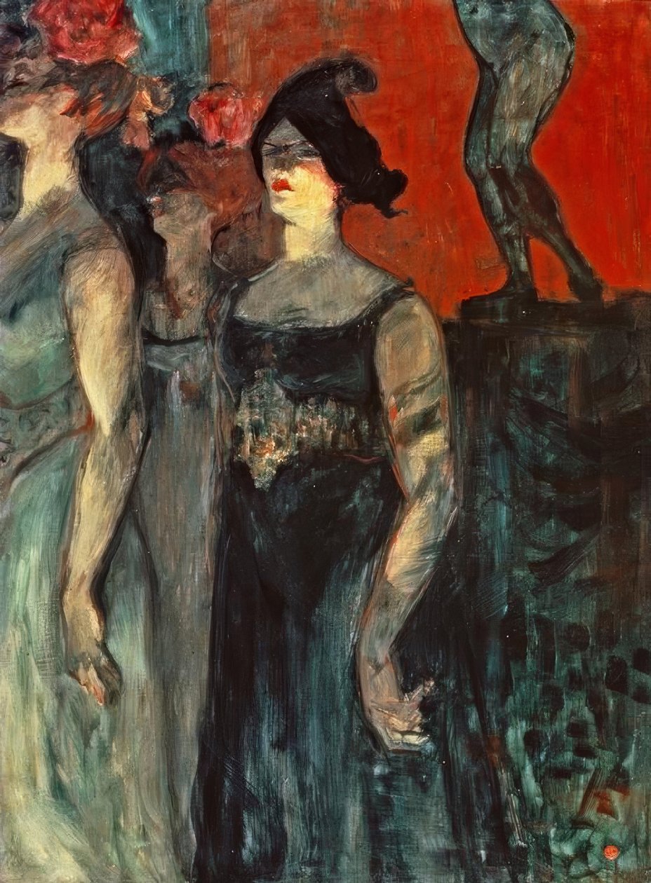 Messalina entre dois extras de Henri de Toulouse Lautrec
