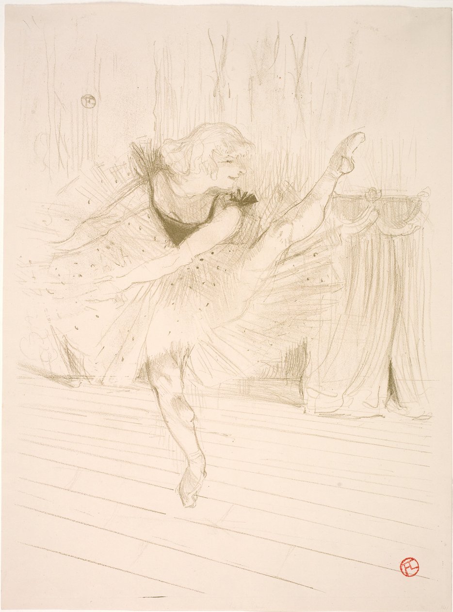 Senhorita Ida Heath, dançarina inglesa de Henri de Toulouse Lautrec