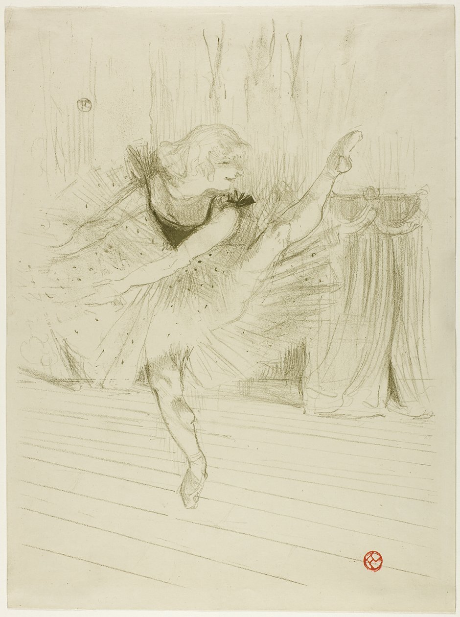 Senhorita Ida Heath, dançarina inglesa de Henri de Toulouse Lautrec